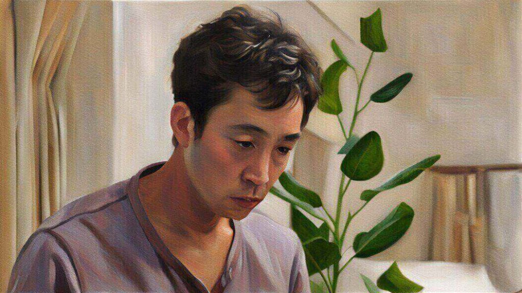 謝る聖人のイラスト