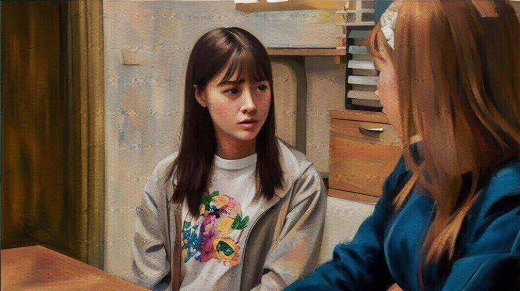 結と歩のイラスト