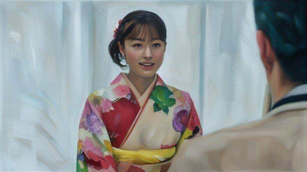 両親と姉に感謝を伝える結のイラスト