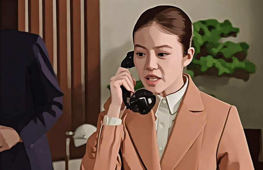 嵩の無事を知るも寝ていたことに腹を立てるのぶのイラスト