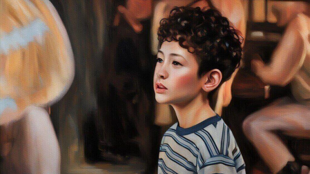 少年として出演した木村優来さんのイラスト