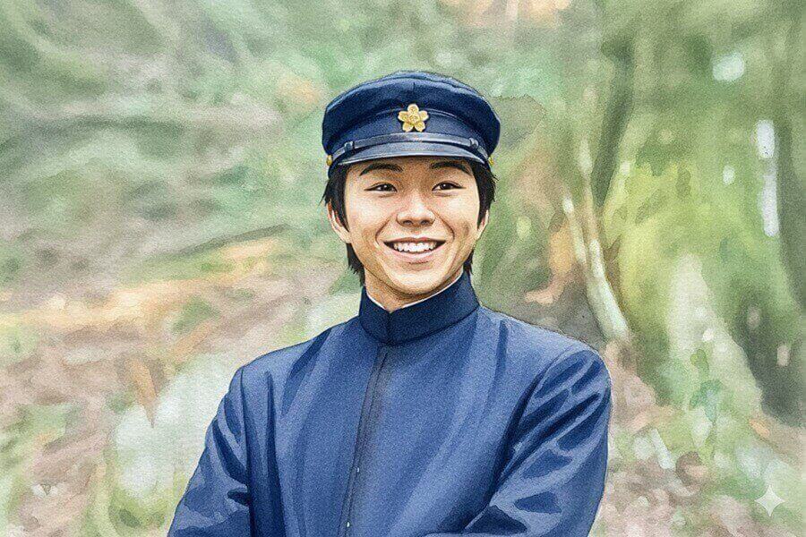 ヘブンの教え子：小谷のイラスト