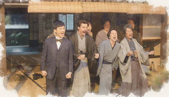 ガラクソという家族のイラスト