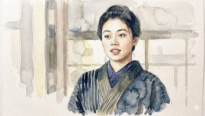 大家直美のイラスト