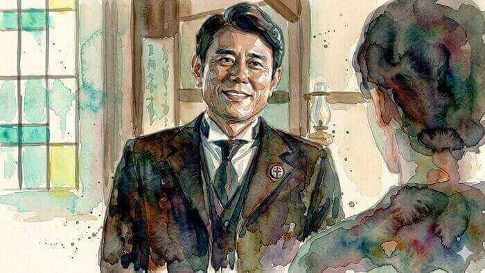 吉江 善作のイラスト