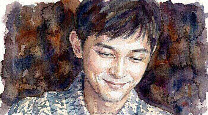 錦織友一のイラスト