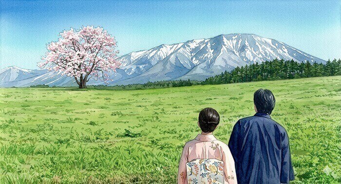 どんど晴れ最終話のシーンのイラスト