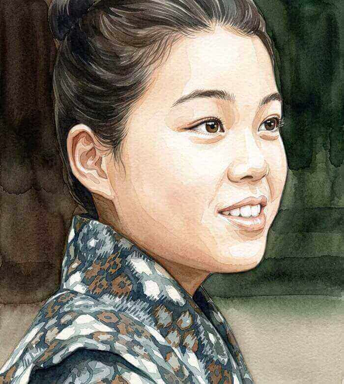 少女期の珠のイラスト